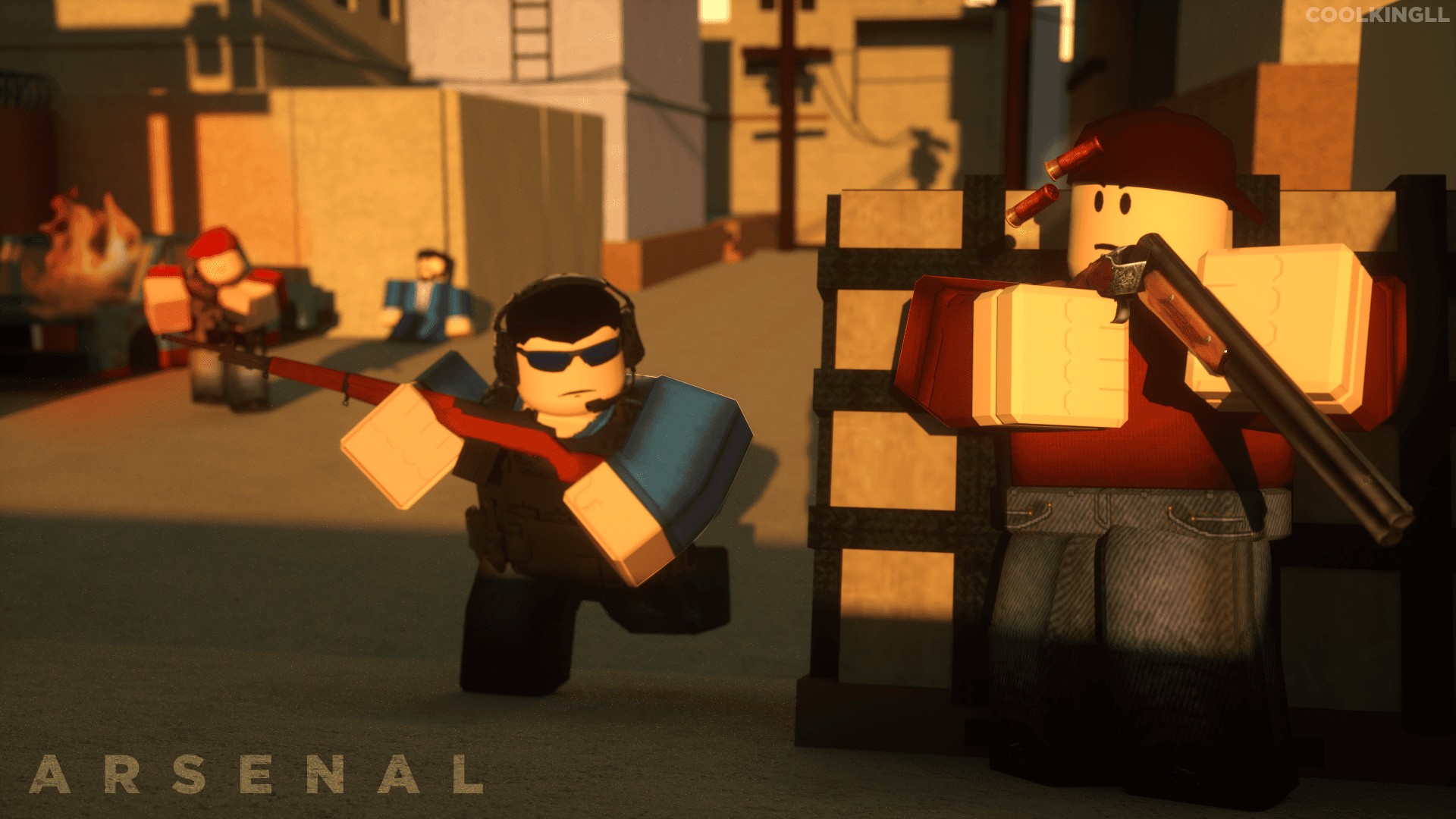 Arsenal 3D interface mockup